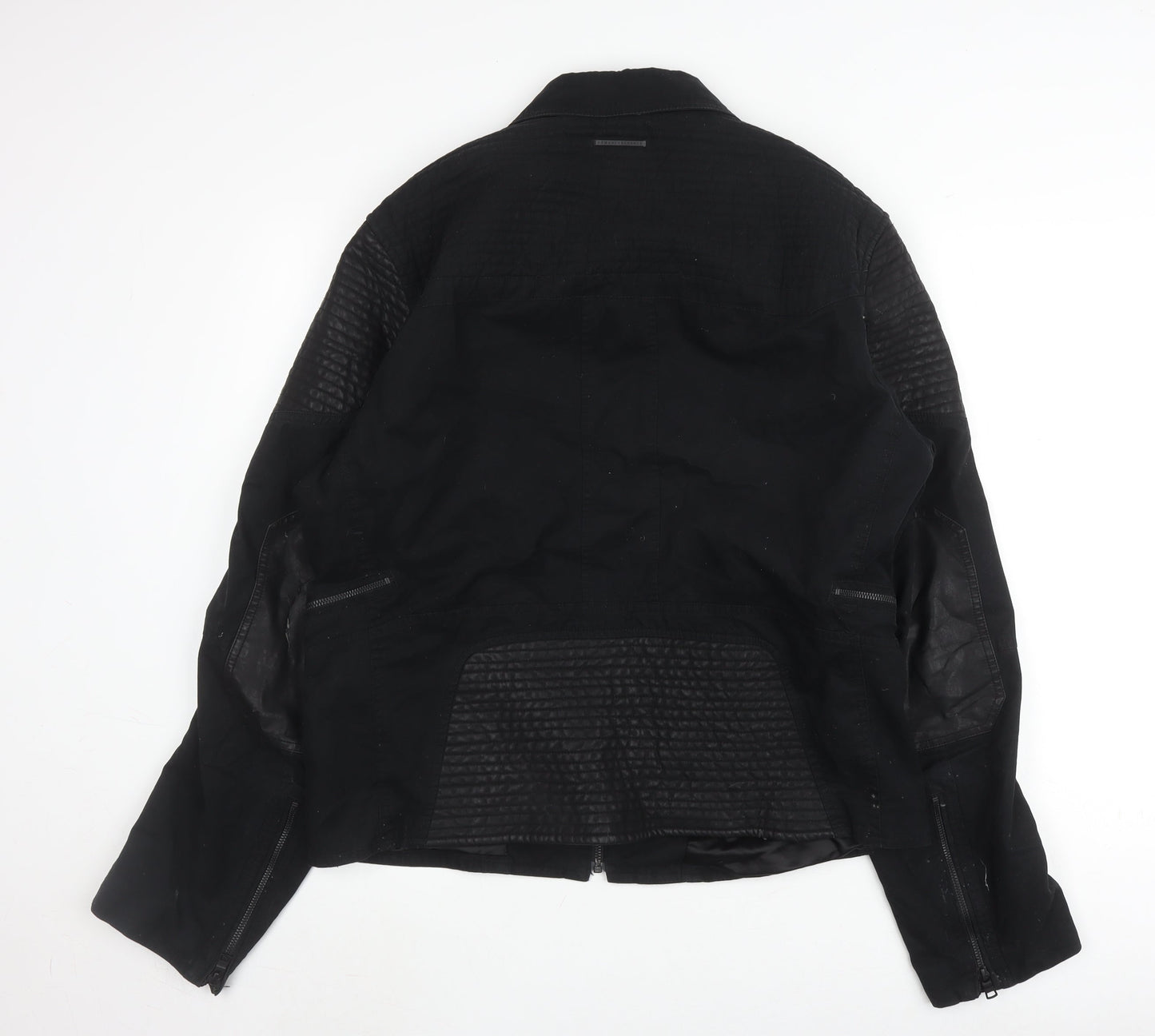 Armani Exchange Men's Black XL Biker Jacket