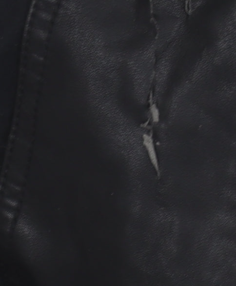 Armani Exchange Men's Black XL Biker Jacket