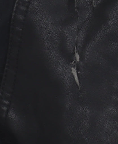 Armani Exchange Men's Black XL Biker Jacket