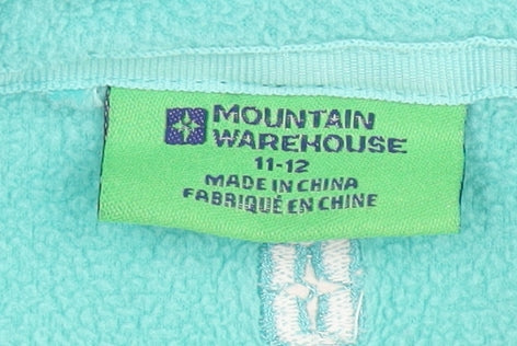 Mountain Warehouse Girls' Green Fleece Jacket 11-12 Years