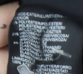 Mexx Women's Black Pinstripe Suit Jacket Size 18