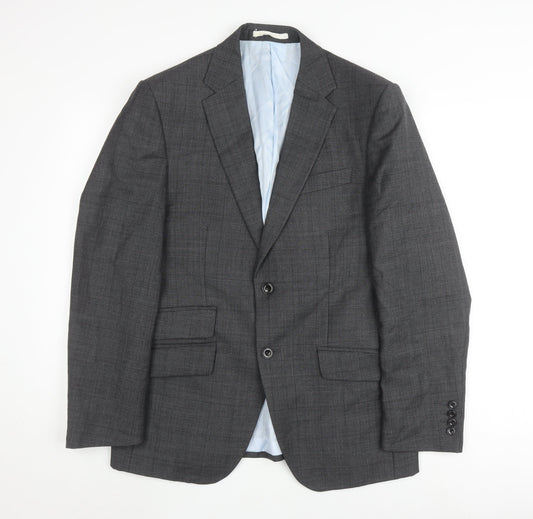 Mens UK Size 38 Marks and Spencer Regular Grey Suit Jacket