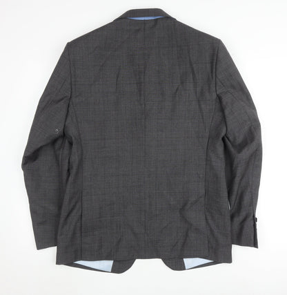 Mens UK Size 38 Marks and Spencer Regular Grey Suit Jacket