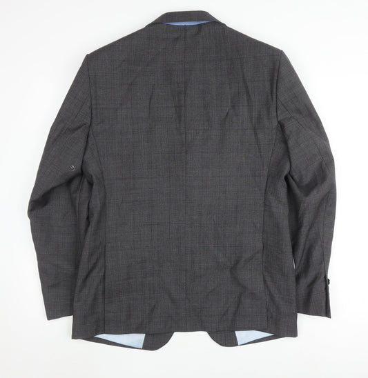 Mens UK Size 38 Marks and Spencer Regular Grey Suit Jacket