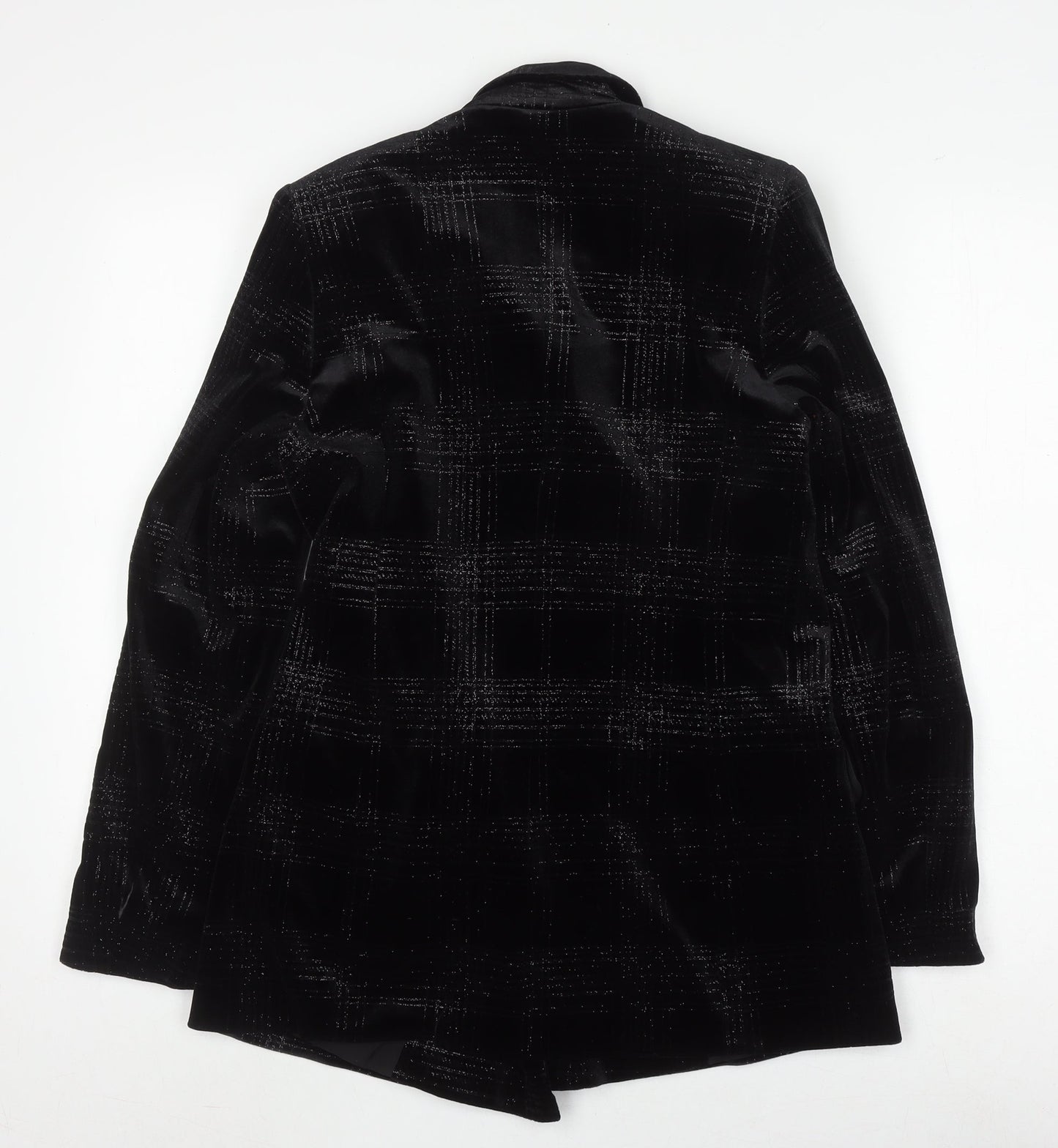 River Island Women's Black Velvet Blazer Size 6