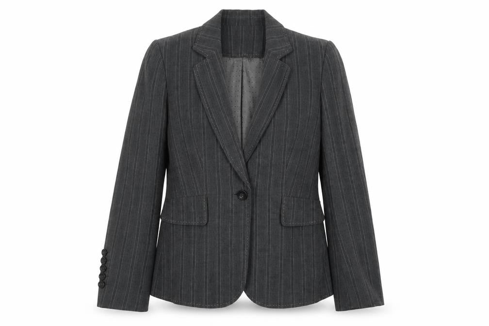 Womens UK Size 10 Marks and Spencer Regular Grey Blazer