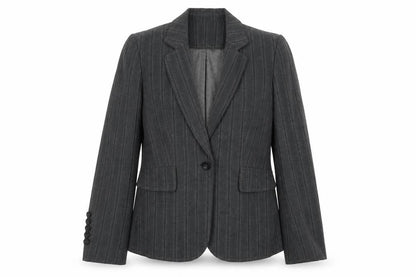Womens UK Size 10 Marks and Spencer Regular Grey Blazer