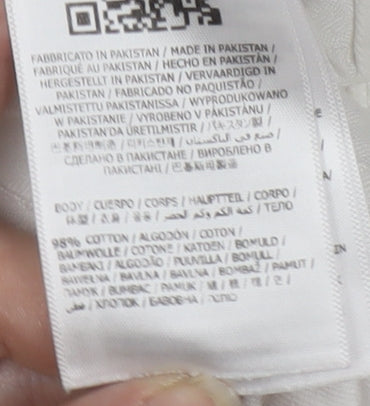 Guess Women's White Cut-Off Shorts, Size 2, Casual Style