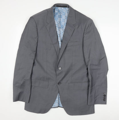 Mens UK Size 38 Marks and Spencer Regular Grey Suit Jacket