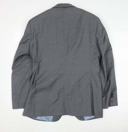 Mens UK Size 38 Marks and Spencer Regular Grey Suit Jacket