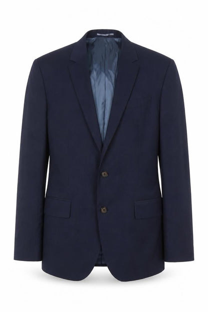 Mens UK Size 42 River Island Regular Blue Suit Jacket