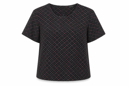 Womens UK Size 14 Debenhams Black Basic Blouse