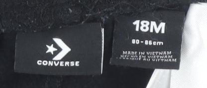 Converse Unisex Black Jogger Trousers 18 Months