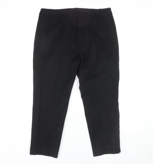 Womens UK Size 14 Marks and Spencer   Black Trousers