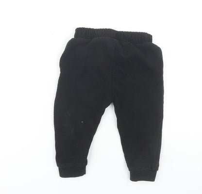 Ben Sherman Boys Black Jogger Trousers 2 Years Casual