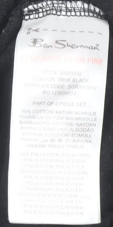 Ben Sherman Boys Black Jogger Trousers 2 Years Casual