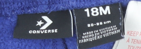 Converse Boys Blue Jogger Trousers 18 Months