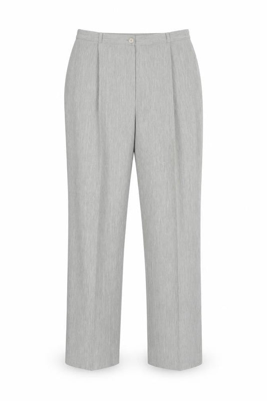 Womens UK Size 12 Debenhams Classic Fit Dress Pants Grey Trousers