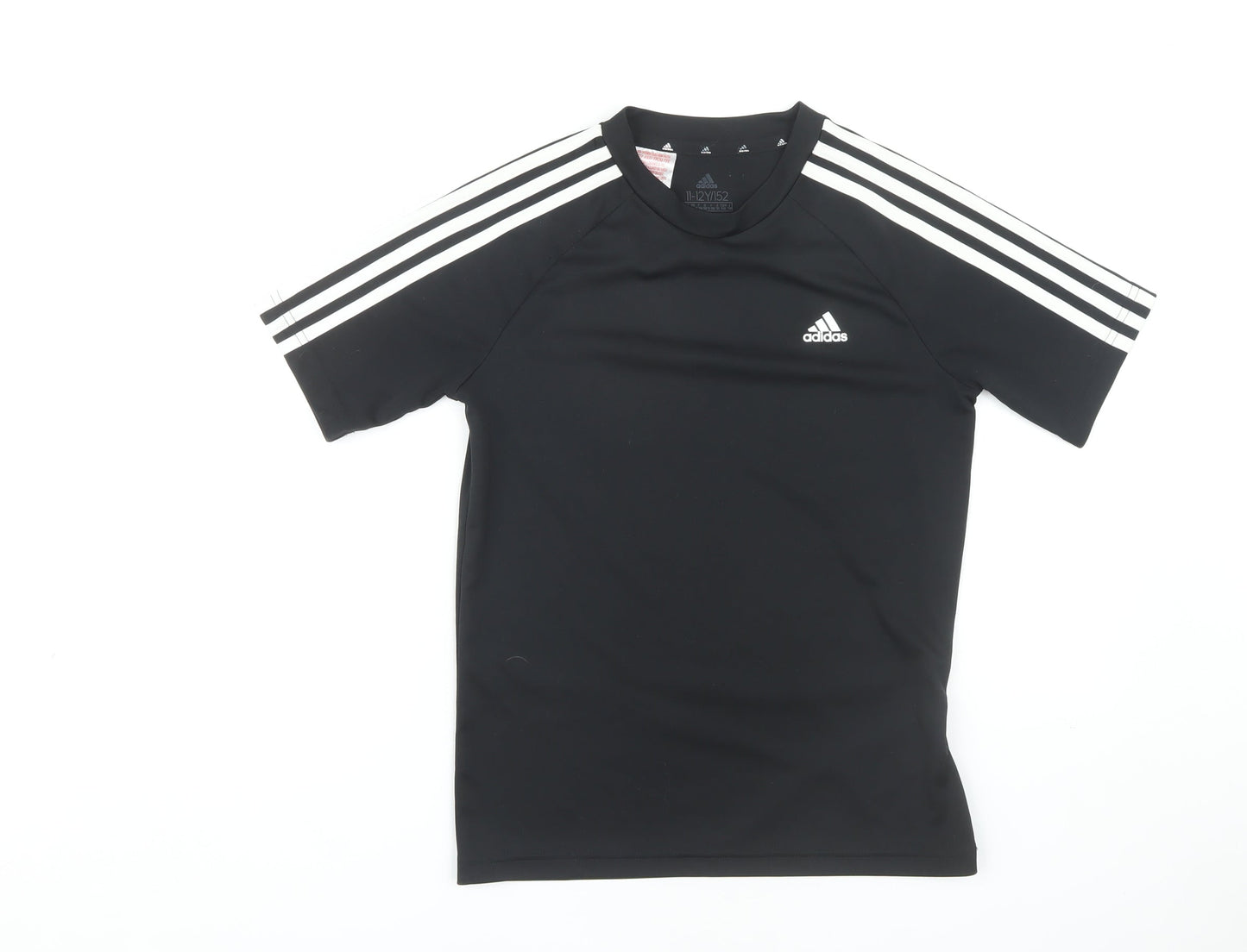 Adidas Boys Black T-Shirt 11-12 Years Gym & Training Pullover