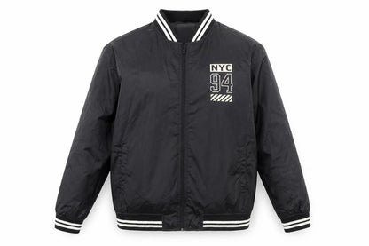 Label-J Men's Black 2XL Bomber Jacket