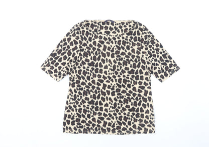 Womens UK Size 14 Marks and Spencer Multicoloured Basic T-Shirt
