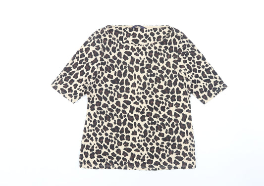 Womens UK Size 14 Marks and Spencer Multicoloured Basic T-Shirt