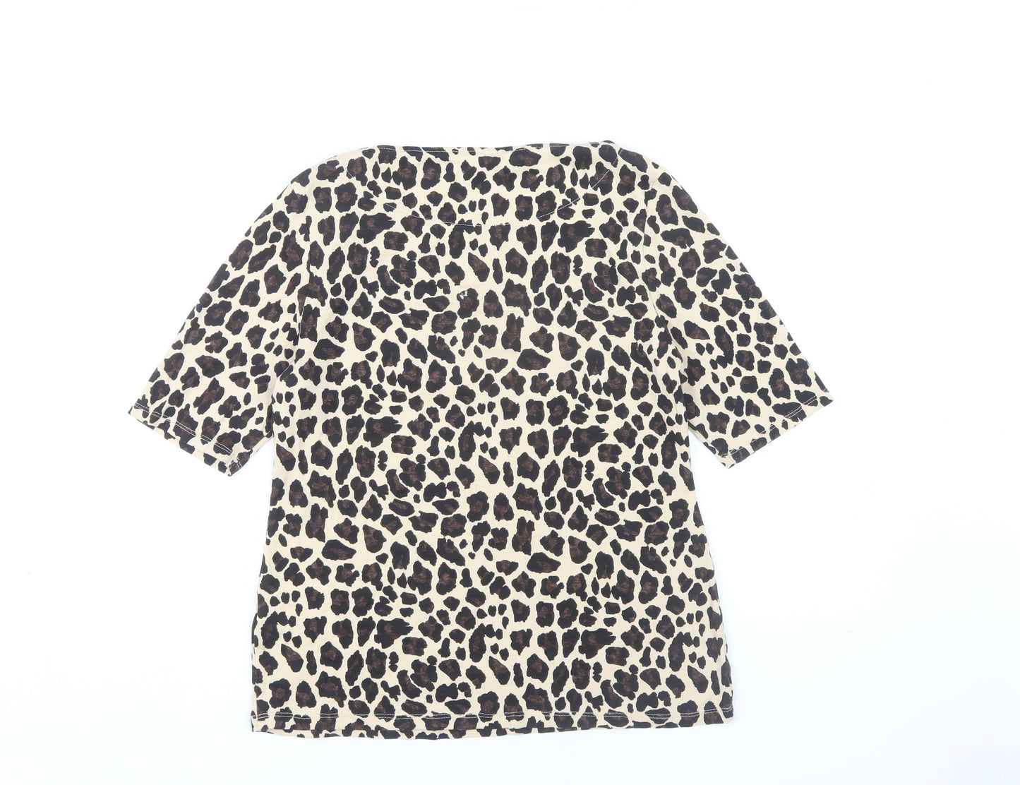 Womens UK Size 14 Marks and Spencer Multicoloured Basic T-Shirt