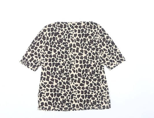 Womens UK Size 14 Marks and Spencer Multicoloured Basic T-Shirt