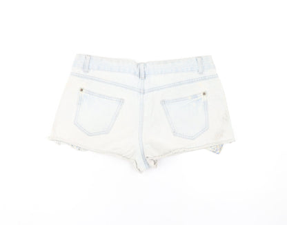 New Look Women's White Hot Pants Size 14