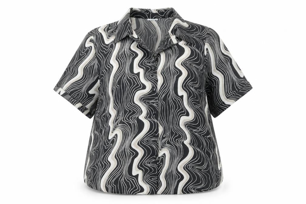 Anne Brooks Women's Black Button-Up Shirt Size 18