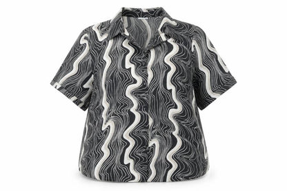 Anne Brooks Women's Black Button-Up Shirt Size 18