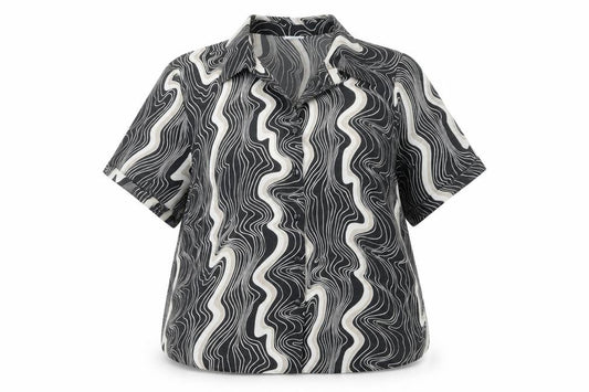 Anne Brooks Women's Black Button-Up Shirt Size 18