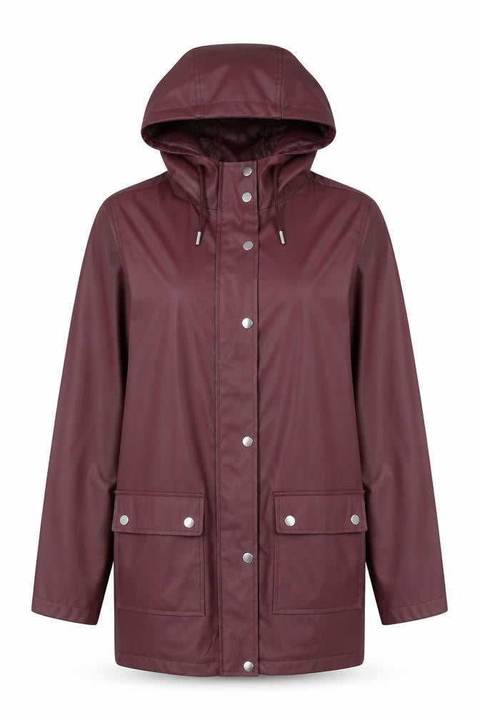 Womens UK Size 12 Dorothy Perkins Red Rain Coat