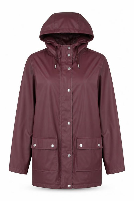 Womens UK Size 12 Dorothy Perkins Red Rain Coat