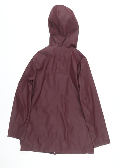 Womens UK Size 12 Dorothy Perkins Red Rain Coat
