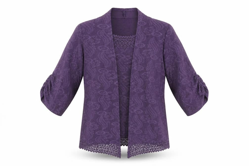Womens UK Size S anna rose Purple Tunic Blouse