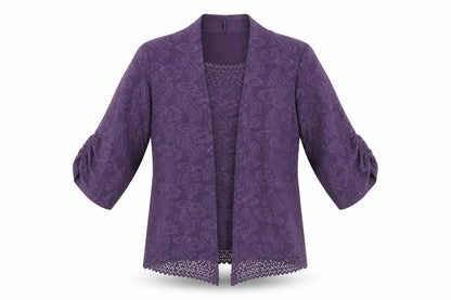Womens UK Size S anna rose Purple Tunic Blouse