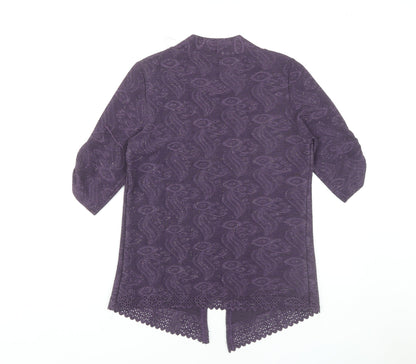 Womens UK Size S anna rose Purple Tunic Blouse