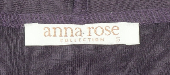 Womens UK Size S anna rose Purple Tunic Blouse