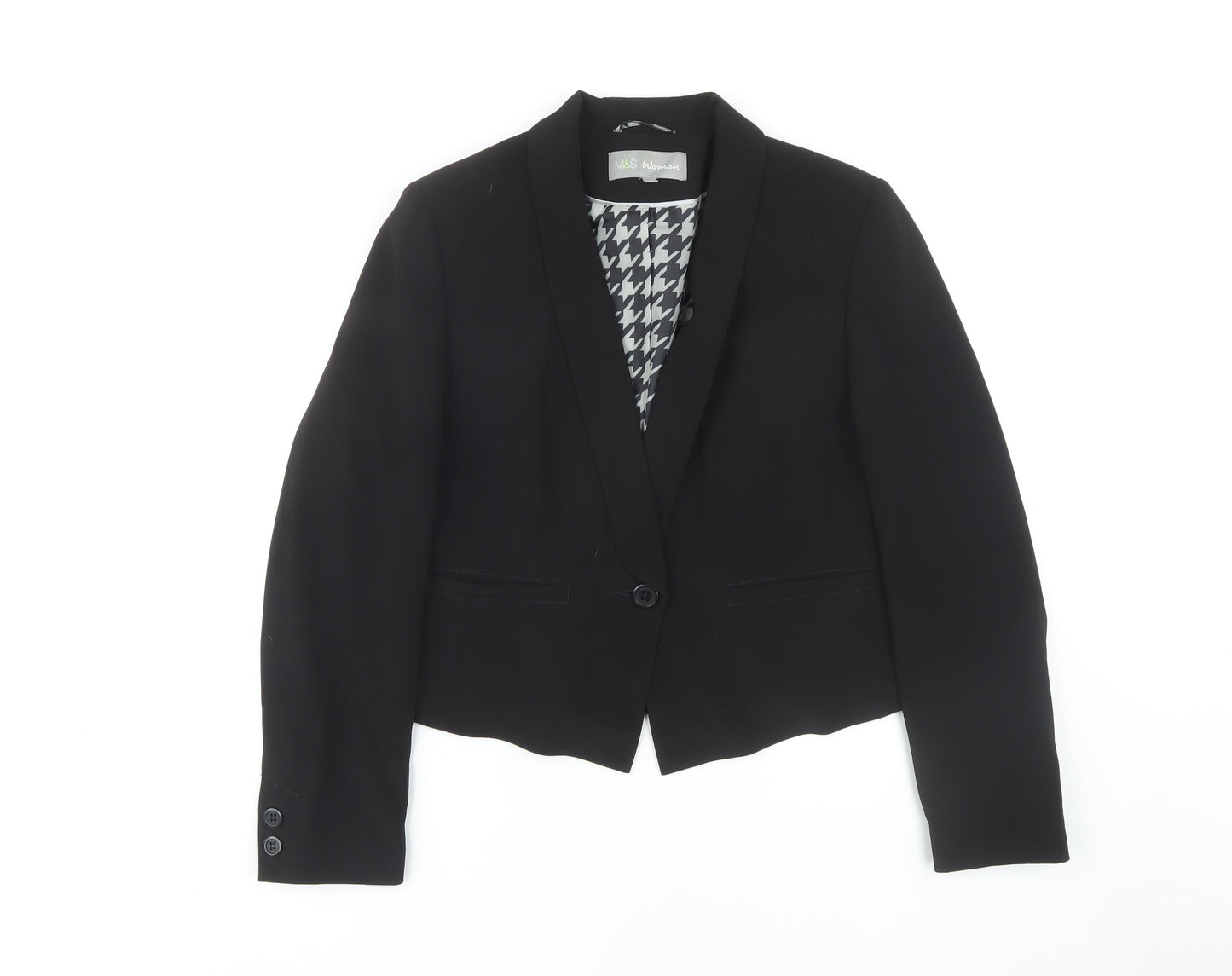 Marks and Spencer Women's Black Blazer UK Size 12