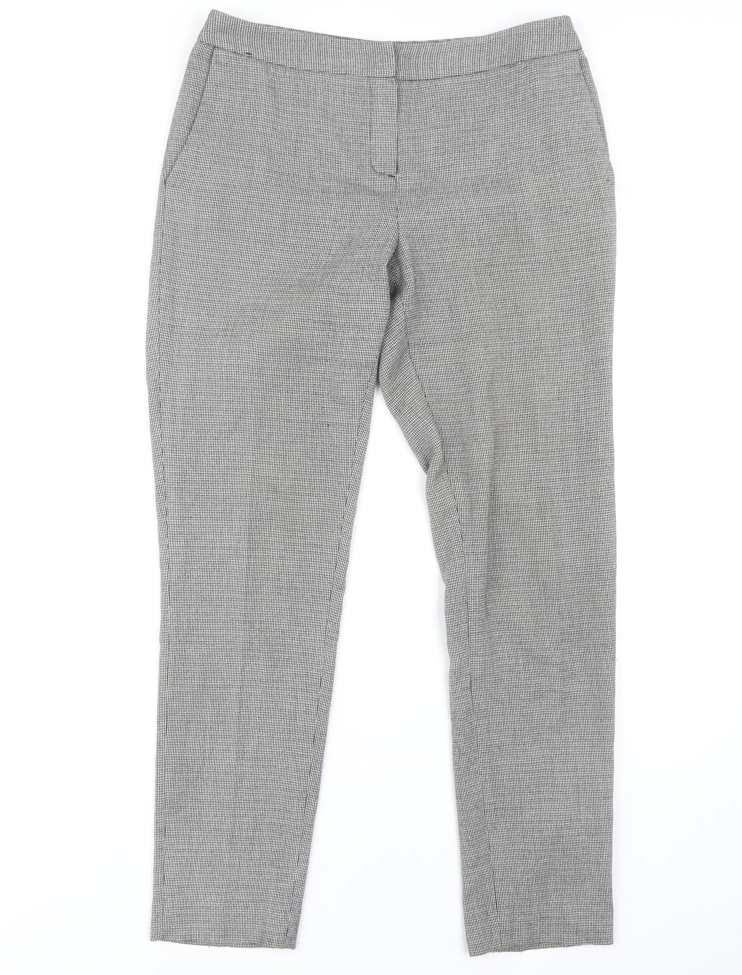 Womens UK Size 8 NEXT Regular Fit  Grey Trousers