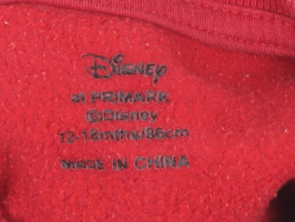 Disney Baby Red Minnie Mouse Christmas T-Shirt 12-18M