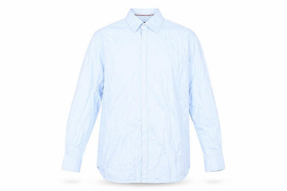 Mens UK Collar Size 43 Marks and Spencer Smart Blue  Dress Shirt