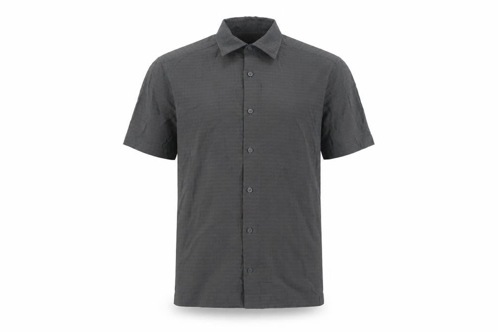 Marks and Spencer Men's Brown Short Sleeve Shirt, Size S