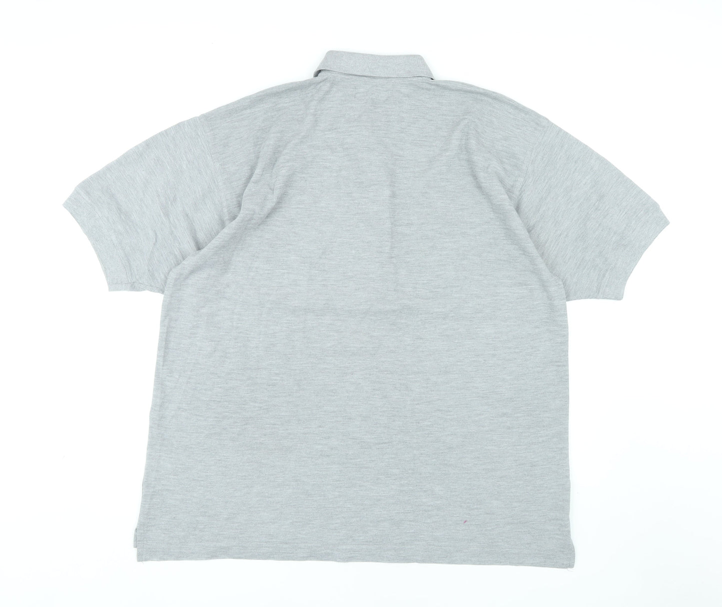 Hawkshead Sports Men's Grey XL Short Sleeve Polo