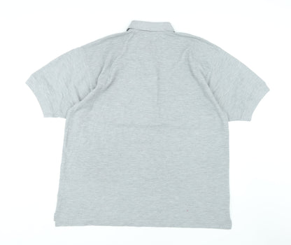 Hawkshead Sports Men's Grey XL Short Sleeve Polo