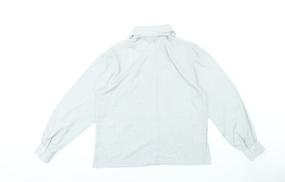 Womens UK Size 14 St Michael Grey Basic Blouse