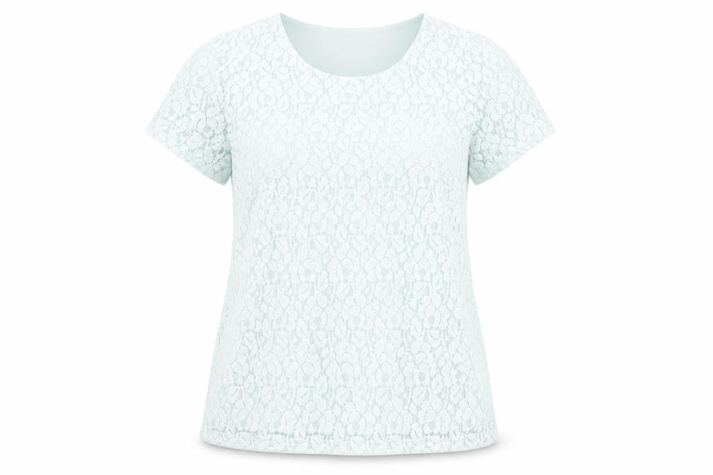 Womens UK Size 14 Monsoon Blue Basic T-Shirt