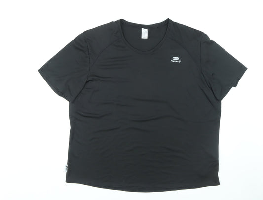Kalenji Men's Black 3XL Athletic T-Shirt