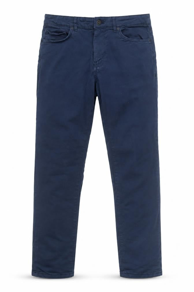 Mens UK Size 30 Zara Slim Fit Casual Blue Trousers